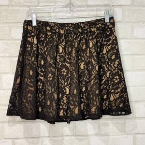 Guess Black Lace Mini‎ Skirt Medium Whimsigoth Fairy Grunge Cute Goth Y2K Witchy